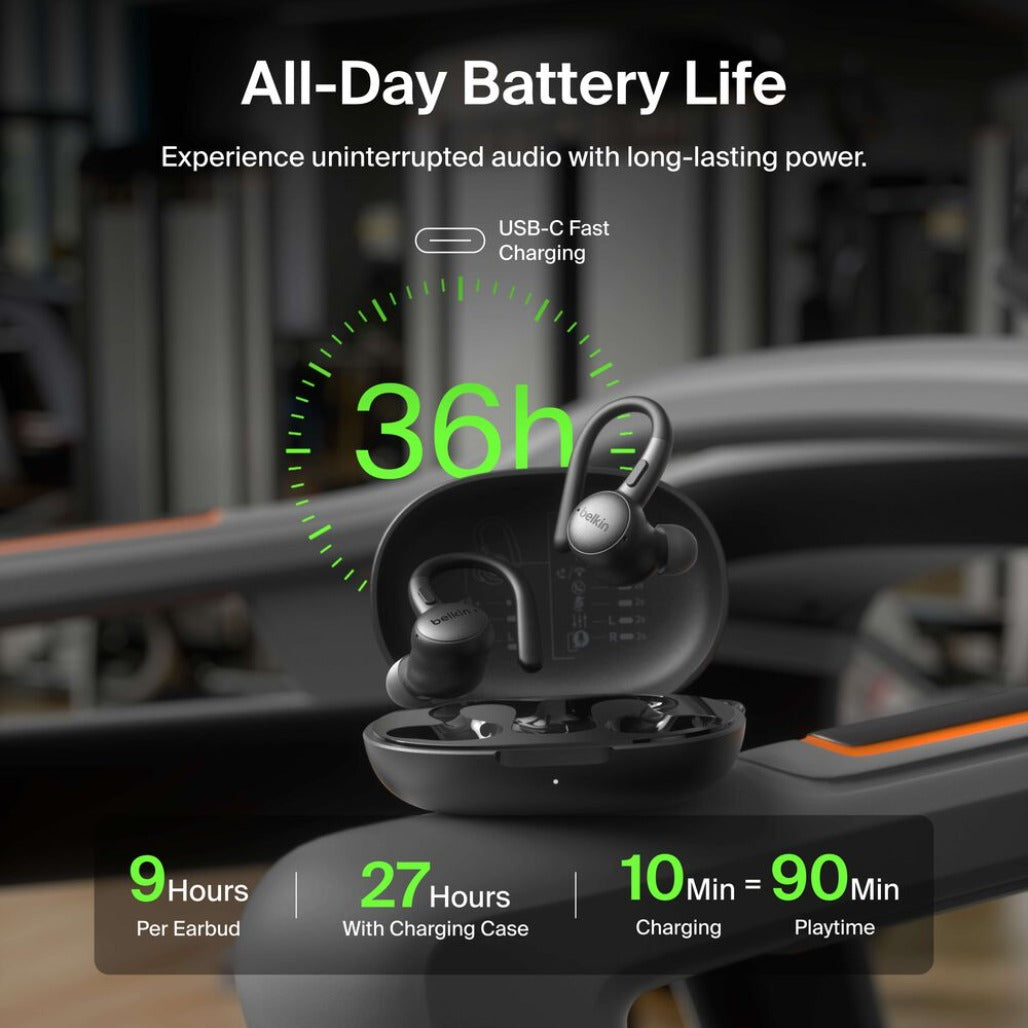 Belkin SoundForm ActiveFit - True Wireless Earbuds