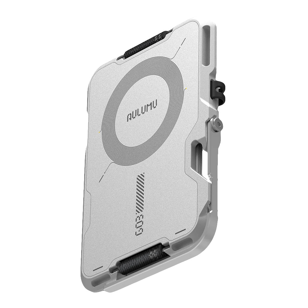 Aulumu G03 Multi-Tool Magnetic Metal Wallet | Genuine Leather Cover | Magnetic