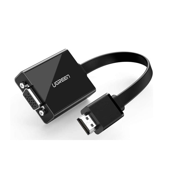 UGREEN 40248 HDMI to VGA Adapter with 3.5mm Audio and USB Power
