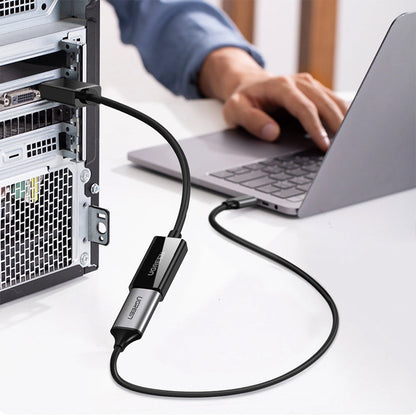 UGREEN DisplayPort to HDMI Adapter Cable – 4K@30Hz, 25cm, Unidirectional