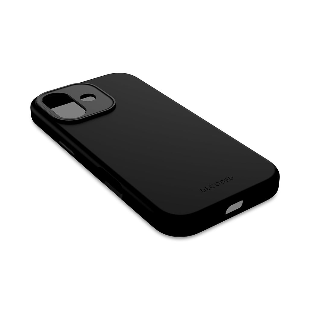 Decoded Silicone Case iPhone 17/16/15 Series - Phantom Black