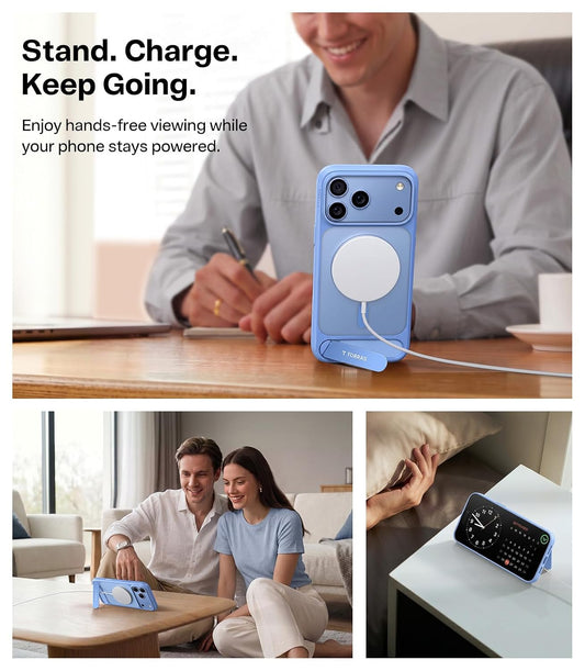TORRAS Ostand L1 for iPhone 18 Pro/Pro Max Case - Blue