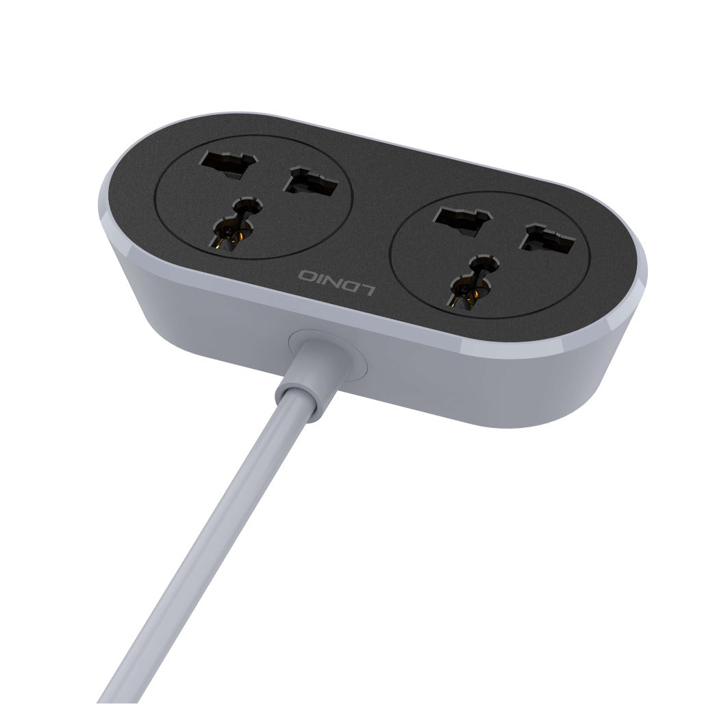 LDNIO 2 AC Outlet Universal Extension Power Socket 10M - SC2018-10M