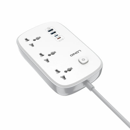 LDNIO Sc6 45W GaN Power Strip with Fast Charge Support