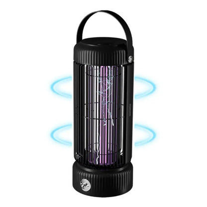 Porodo Portable Mosquito Zapper 360° UV Trap & Night Lamp - PDLFST135BK