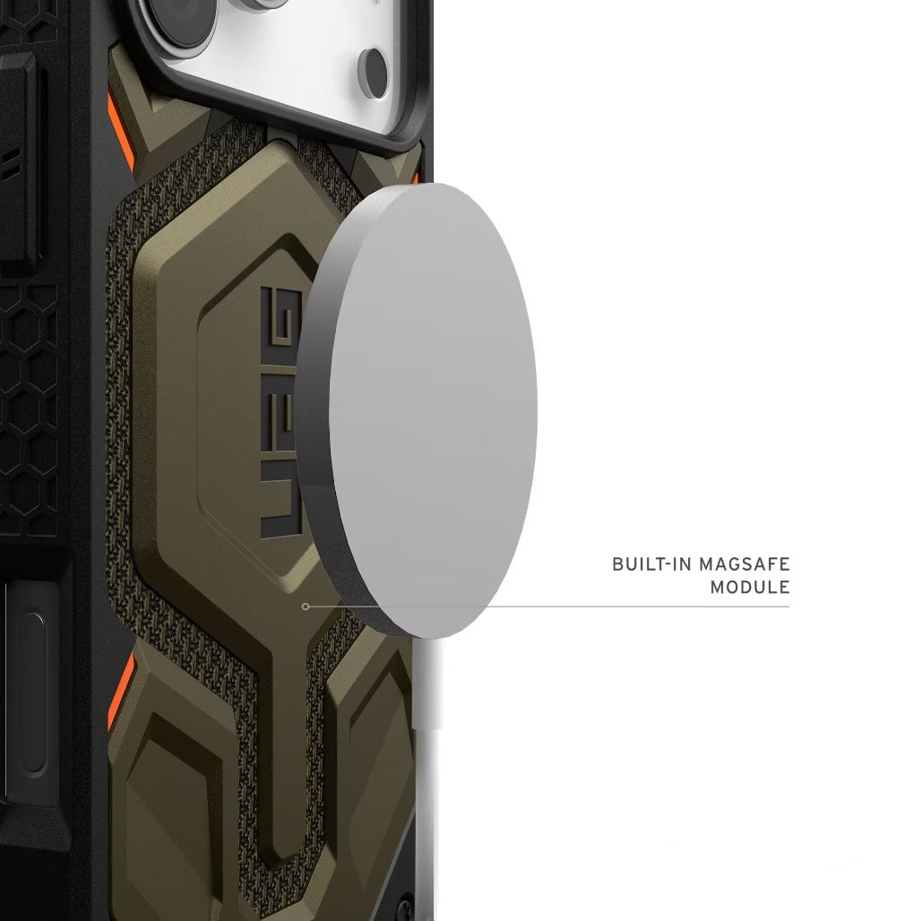 UAG Monarch Pro Kevlar iPhone 17 Pro Max Case - Kevlar Element Green