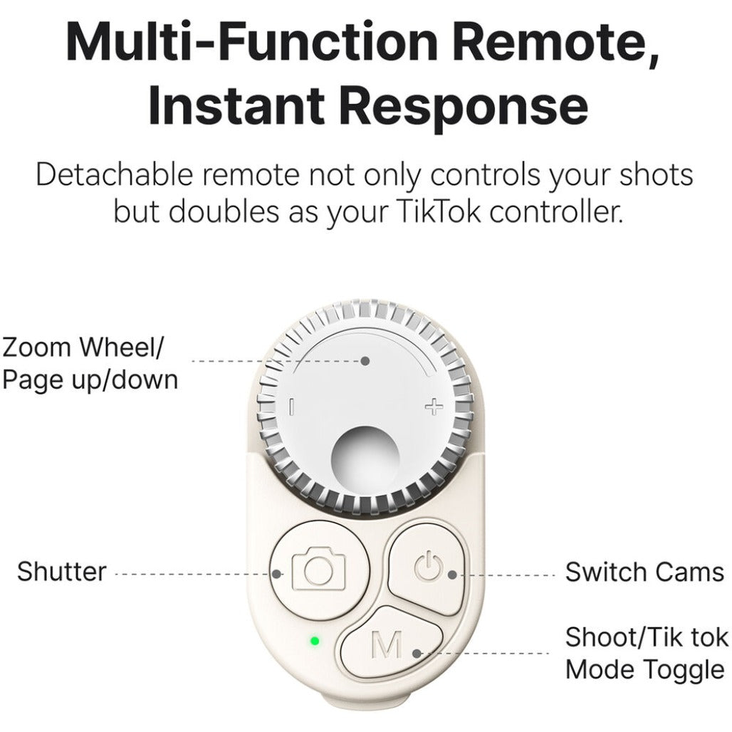TELESIN Magnetic Mini Selfie Stick