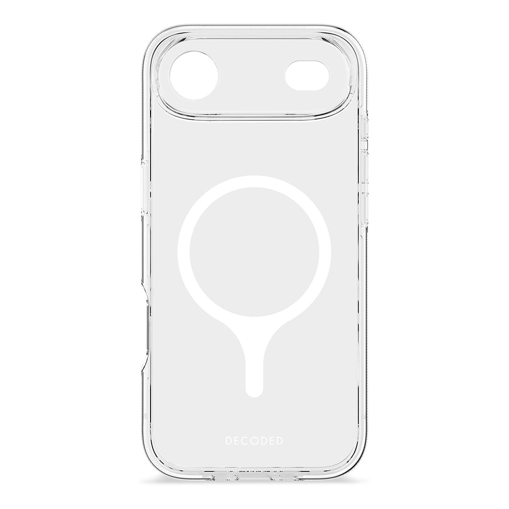Decoded Clear Case for iPhone 17/ 16/ 15 and iPhone Air – MagSafe Compatible, 4m Drop Protection