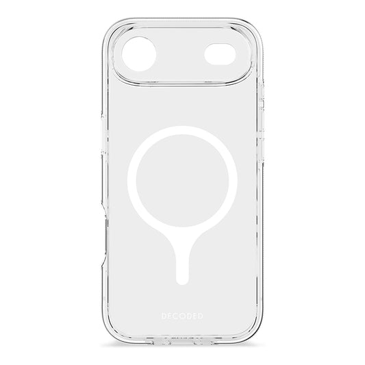 Decoded Clear Case for iPhone 17/ 16/ 15 and iPhone Air – MagSafe Compatible, 4m Drop Protection