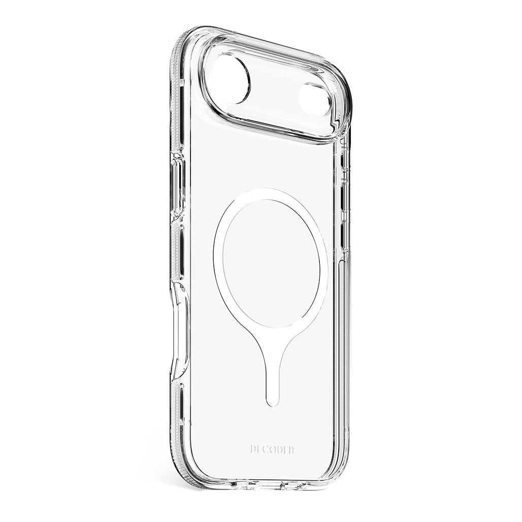 Decoded Clear Case for iPhone 17/ 16/ 15 and iPhone Air – MagSafe Compatible, 4m Drop Protection