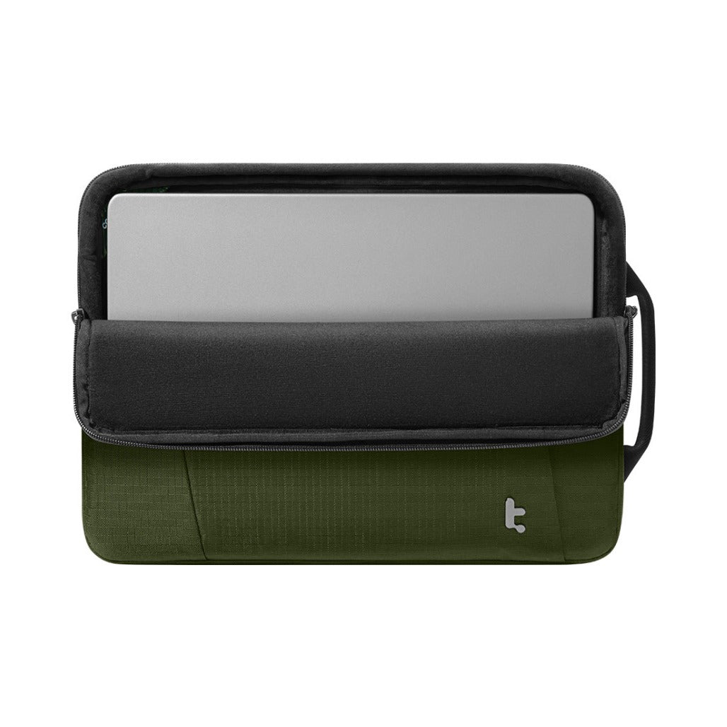 Tomtoc Essence-A35 Protective Laptop Sleeve for 14 inch New MacBook Pro - Green