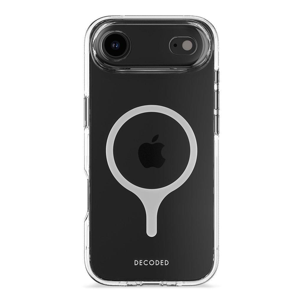 Decoded Clear Case for iPhone 17/ 16/ 15 and iPhone Air – MagSafe Compatible, 4m Drop Protection