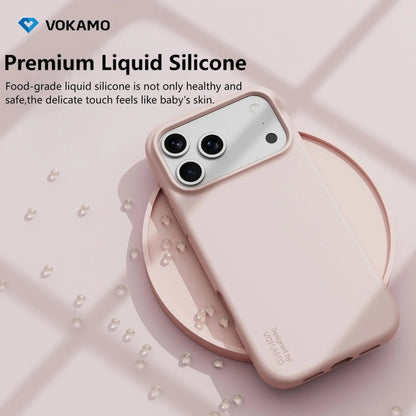 VOKAMO Liquid Silicone MagSafe Magnetic Case for iPhone Air