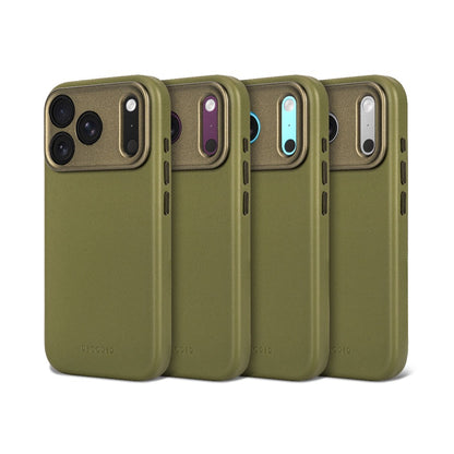 Decoded Leather Case - Moss Green - iPhone 18 Pro/18 Pro Max