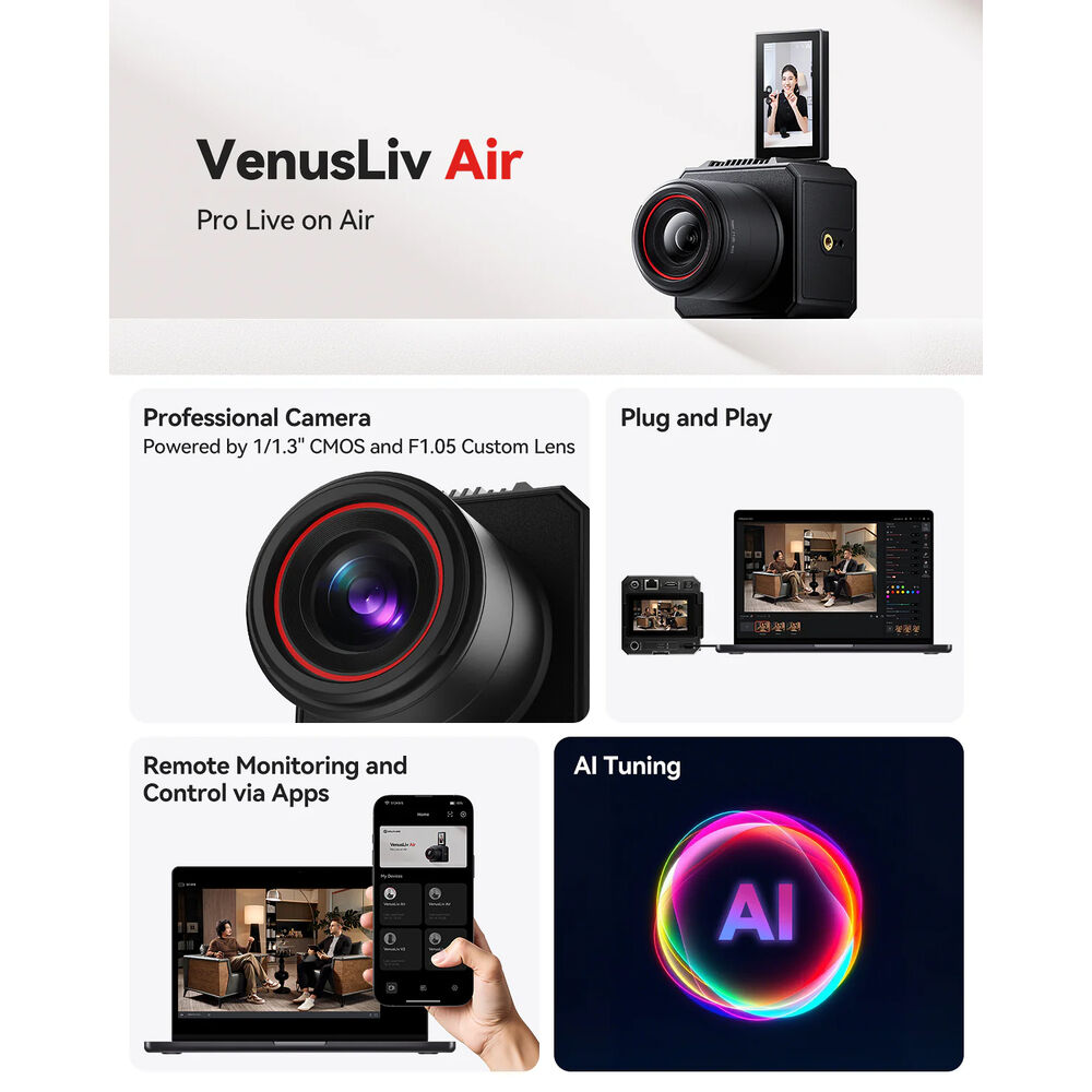 Hollyland VenusLiv Air All-in-One Live Streaming Camera