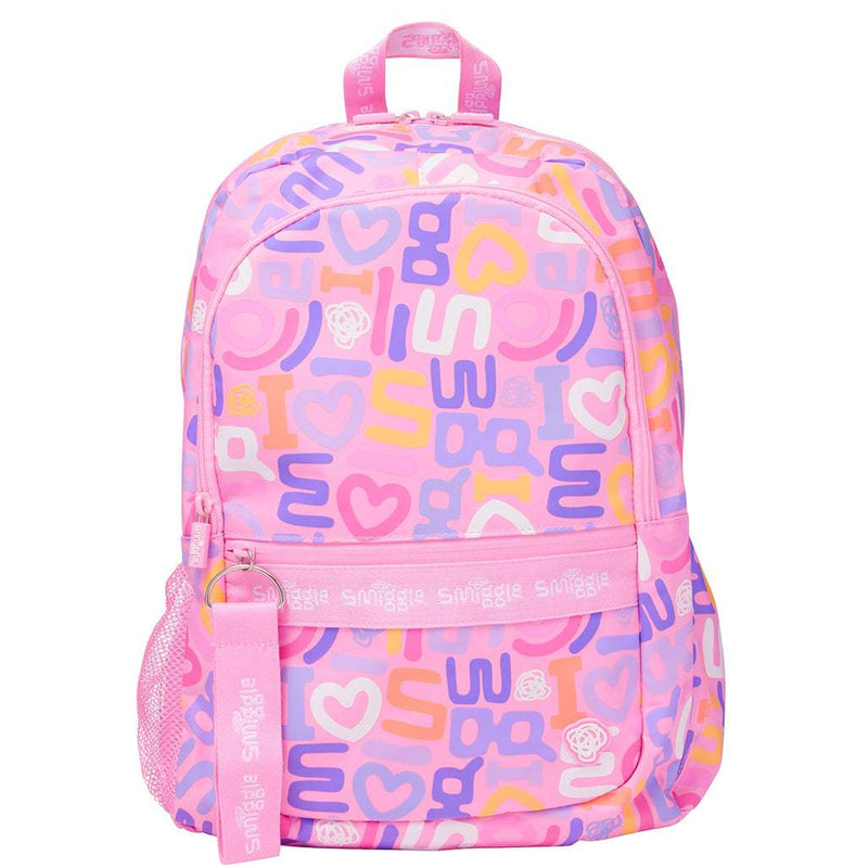 Smiggle Pink Classic Kids Backpack