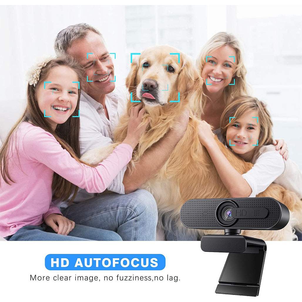 Jelly Comb Computer USB Webcam 1080P with Tripod Stand