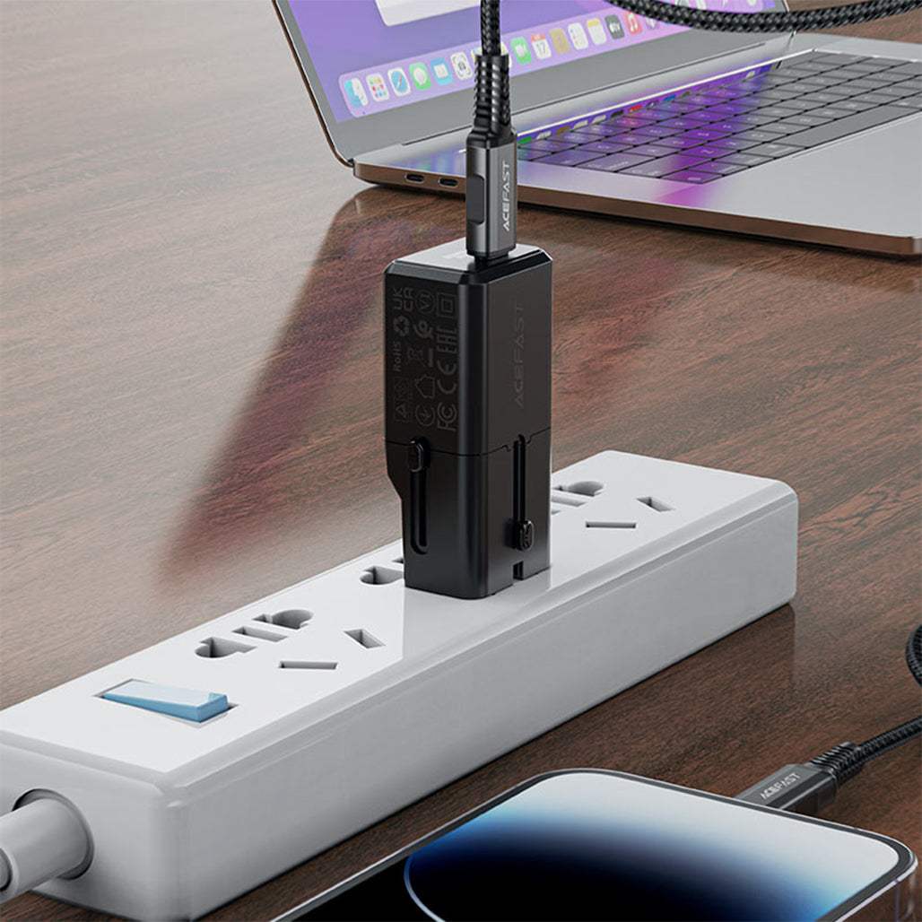 Acefast Z7 Travel Multifunctional PD30W GaN Fast Charger adapter