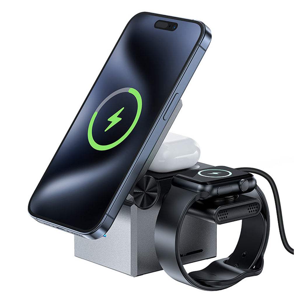 Acefast E18 Rubiks Cube 3 in 1 Wireless Charging Holder