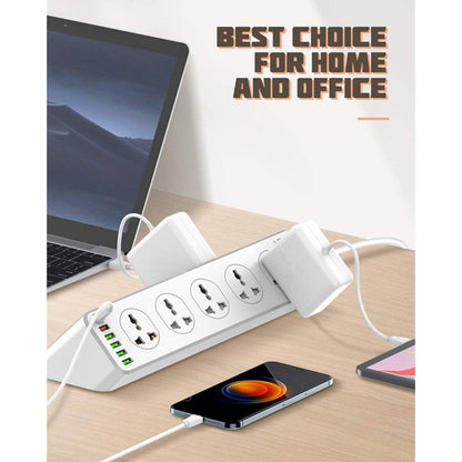 LDNIO SC10610 2500W Power Strip 10 AC 1 USB-C and 5 USB-A 30W Outlets