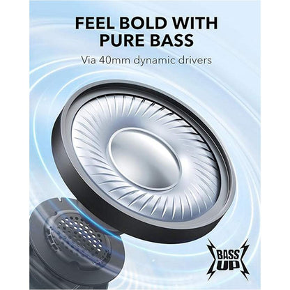 Anker H30i On-Ear Headphones 70-Hour Battery Life 40mm Oversized Drivers Bluetooth 5.3 Ultra-Lightweight Design