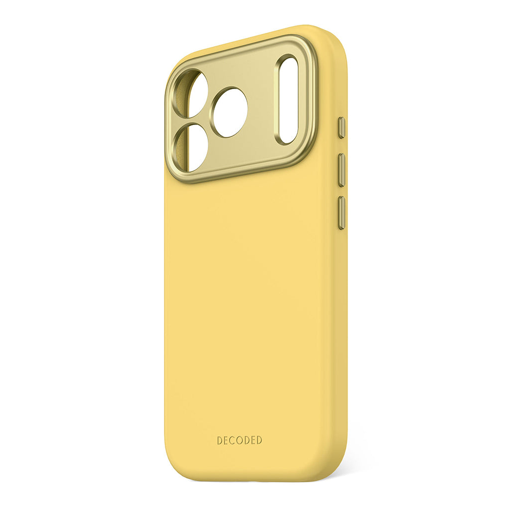 Decoded Silicone Case For iPhone 17 Pro - Yuma Yellow