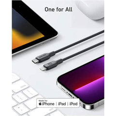 Anker 542 PowerLine USB C to Lightning Cable Fast Charging 30W 1m Cable