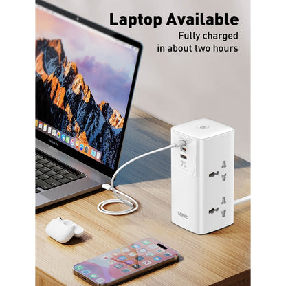 LDNIO Multifunctional Universal Desktop Power Adapter - SC4383