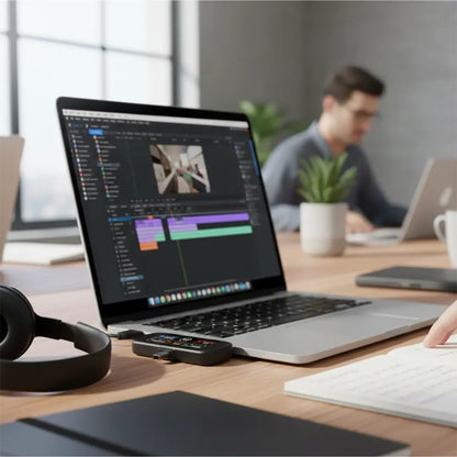 Powerology Vaultx 256Gb , 512Gb & 1Tb Mini Portable SSD Drive - Black