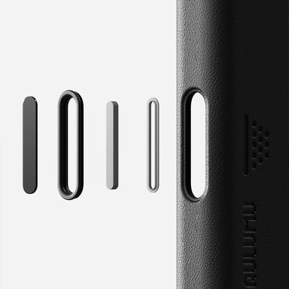 Aulumu A17 Vegan Leather Case for iPhone 17 Pro / 17 Pro Max - Black | MagSafe