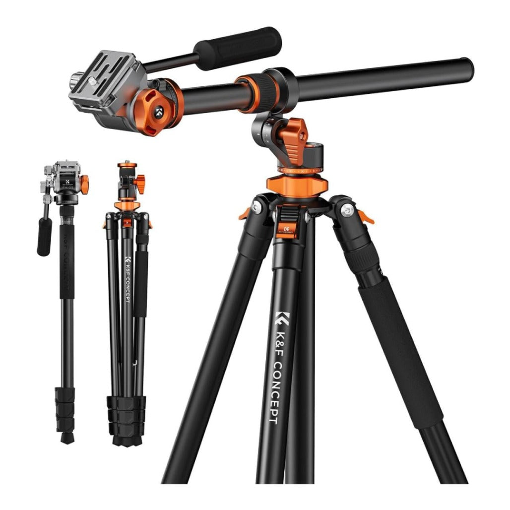 K&F Video Tripod with FH-03 Fluid Head - FH-03