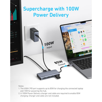 Anker USB-C Hub (7-in-1, Dual Display) - A8374AA1