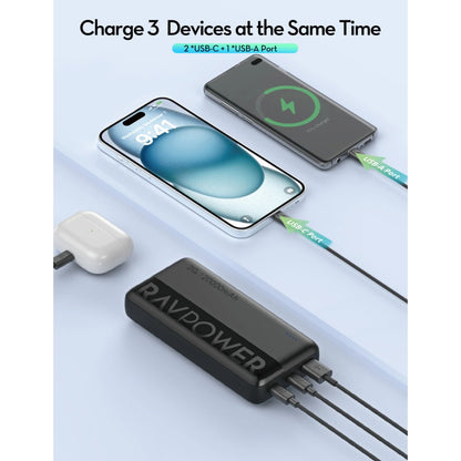 RAVPower RP-PB1229 PD Pioneer 20000mAh 20W Power Bank Black