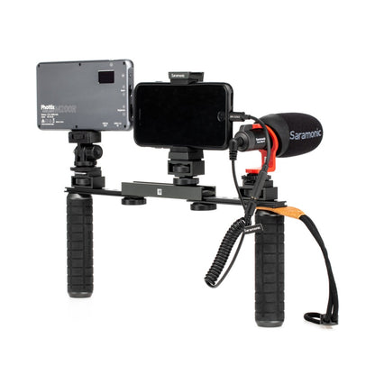Saramonic VGM Smartphone / Camera Vlogging & Video Kit w/ Stabilizing Grips, Accessory Mounts & Vmic Mini Mic