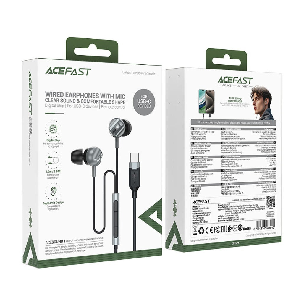 Acefast Wired Earphones L6
