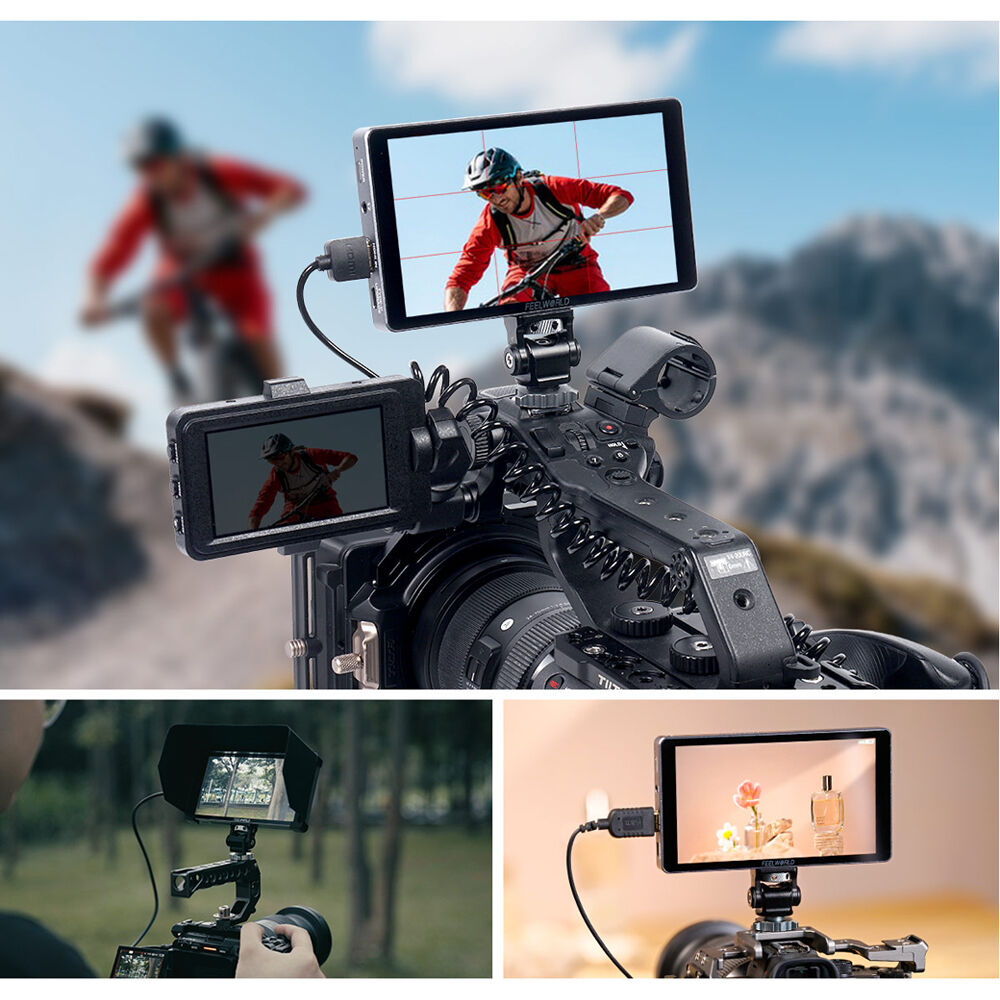 FeelWorld P6XL 6" On-Camera Field Monitor with Built-In Battery