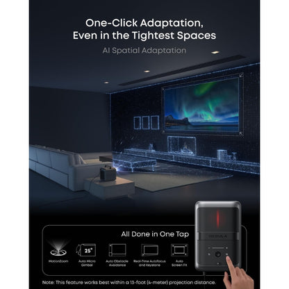 Nebula X1 - 4K Triple Laser Projector - Micro Gimbal