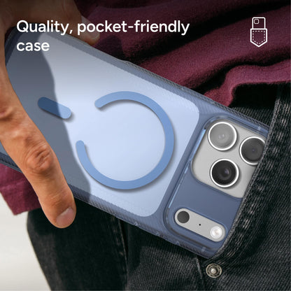 Zagg Luxe Snap For iPhone 18 Pro/18 Pro Max and iPhone 17 Pro/17 Pro Max - Blue Aurora Tinted