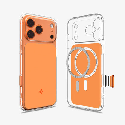 Spigen Ultra Hybrid T (Mag Fit) Case for iPhone 17 Pro / 17 Pro Max - Glossy Orange