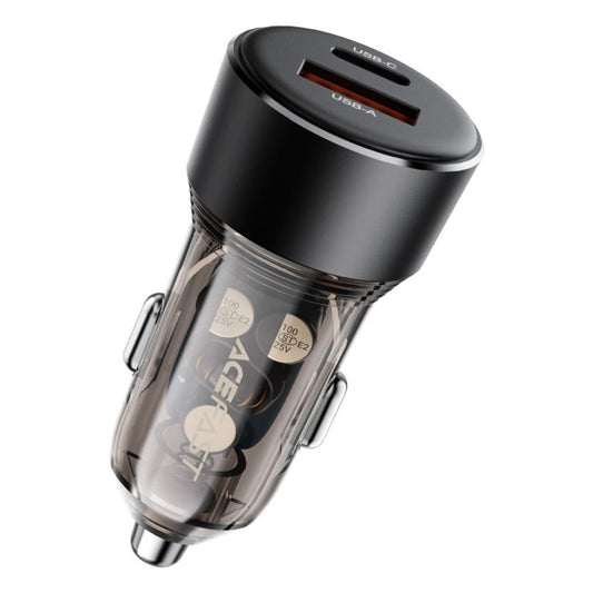 Acefast Fast Charge Car Charger B12 60W (1xUSB-C + 1xUSB-A)