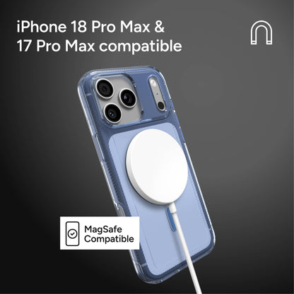 Zagg Luxe Snap For iPhone 18 Pro/18 Pro Max and iPhone 17 Pro/17 Pro Max - Blue Aurora Tinted
