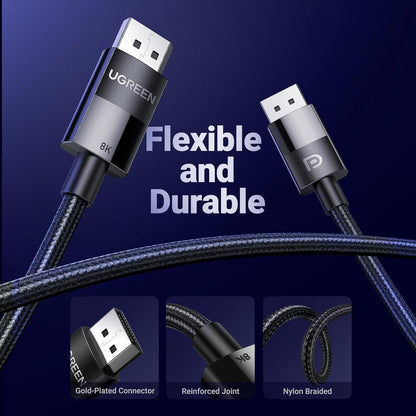 UGREEN 8K DisplayPort Cable 1.4 - DP to DP - 3M/5M