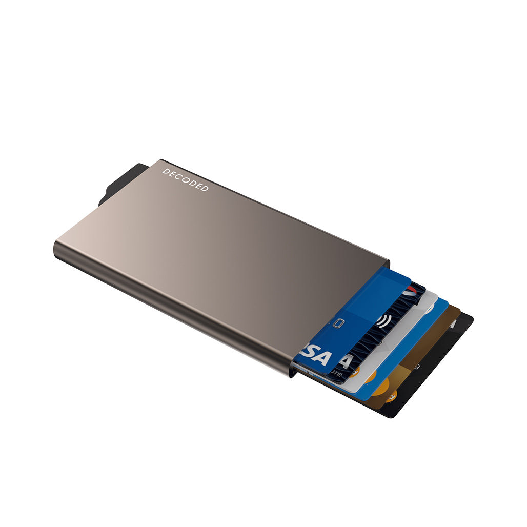 Decoded MagSafe Aluminum Cardholder for iPhone – Slim Magnetic Wallet with RFID Protection