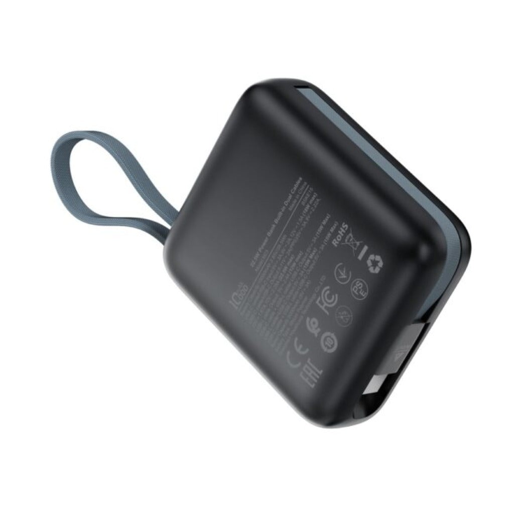 Acefast M23 - 22.5W POWER BANK BUILT-IN DUAL CABLES 10000 mAh