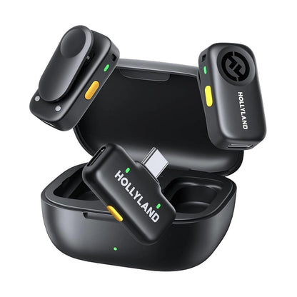 Hollyland LARK A2 DUO (2TX+1RX+Charging Case) Wireless Microphone