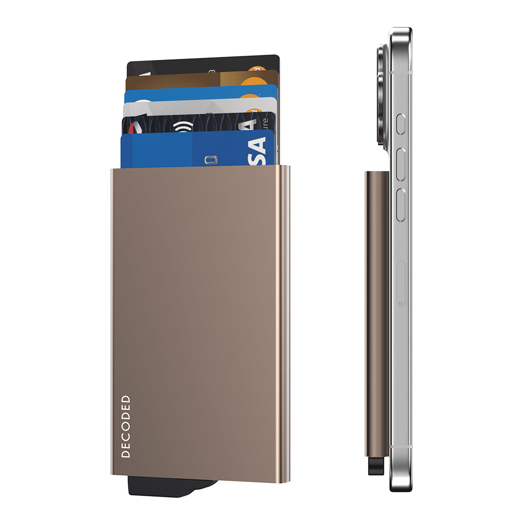 Decoded MagSafe Aluminum Cardholder for iPhone – Slim Magnetic Wallet with RFID Protection