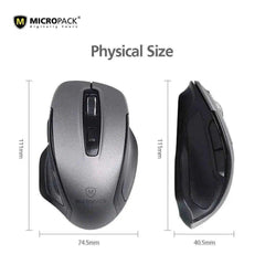 Micropack MP-752W Speedy Pro Dual Receivers Wireless Mouse - Pixel Zones