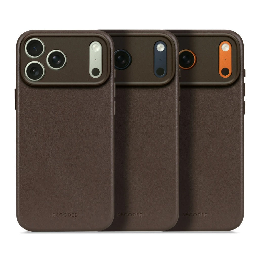Decoded Leather Case | Chocolate Brown | iPhone 17 Pro / iPhone 17 Pro Max