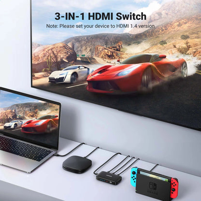 UGREEN HDMI Switcher 3 In 1 Out - CM332