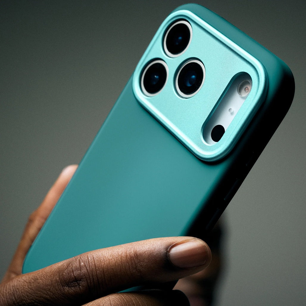 Decoded AntiMicrobial Silicone Case | Retro Blue | iPhone 17 Pro